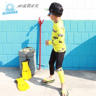 Ultra Bộ Đồ Bơi Lặn Tay Dài Vừa Phải Mau Khô Thời Trang Mùa Hè Dành Cho Bé Trai