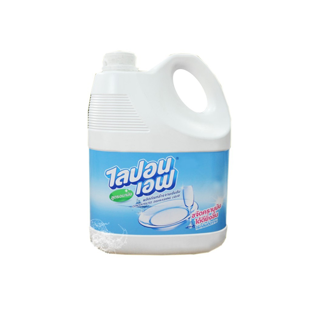 Nước Rửa Chén Thái Lan LIPON 3600ml Rửa Sạch Vết Dầu Mỡ Không Hại Da Tay