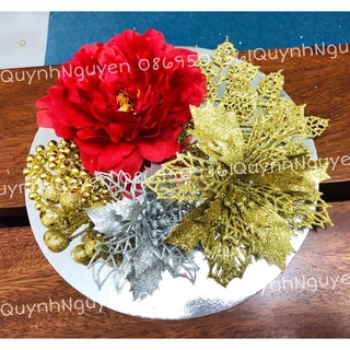 set phụ kiện trang trí( k bao gồm bánh và nước)