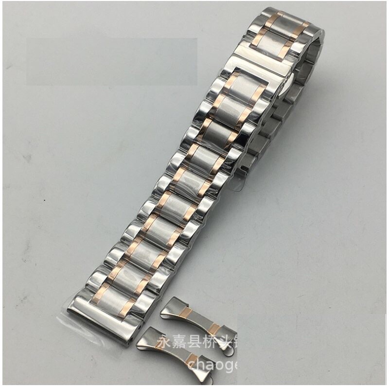 Dây đồng hồ thép đặc thể thao nam size 18 19 20 21 22