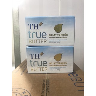 Bơ Lạt tự nhiên TH true BUTTER Cục 200g