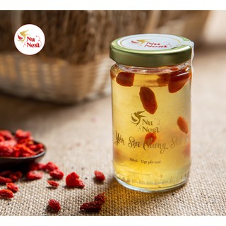 Hũ thủy tinh 100ml sọc nắp thiếc vàng