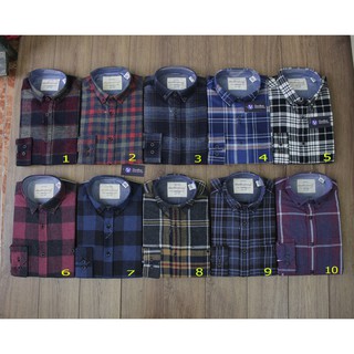 Sơ mi flannel mùa thu (60kg - 90kg)