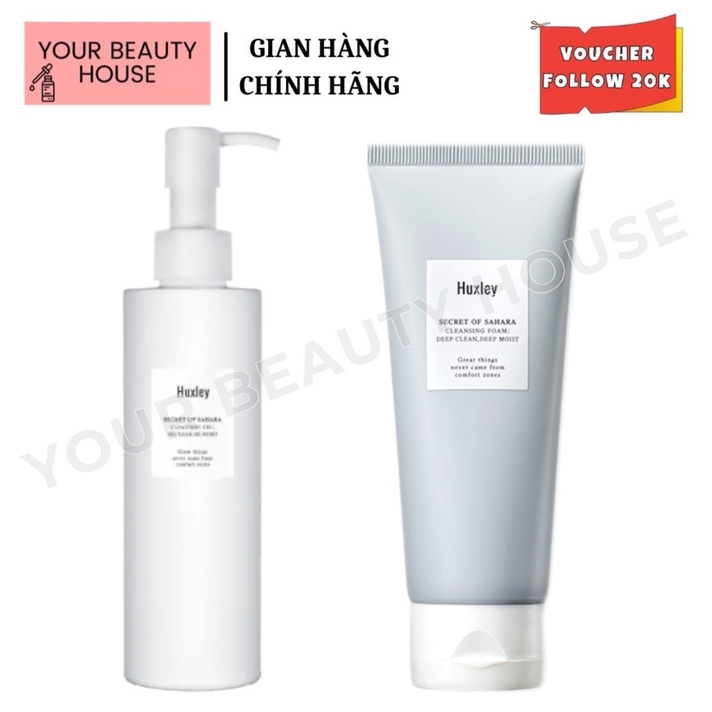 Sữa Rửa Mặt Chiết Xuất Xương Rồng Huxley Cleansing