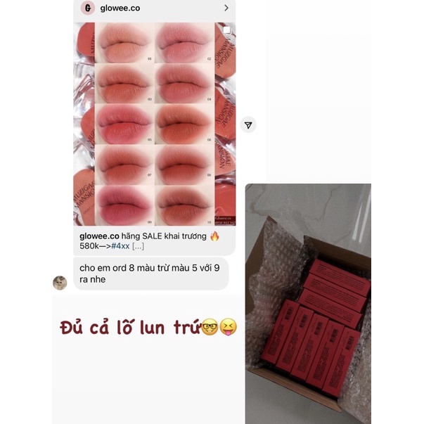 Son kem lì MUZIGAE date2025