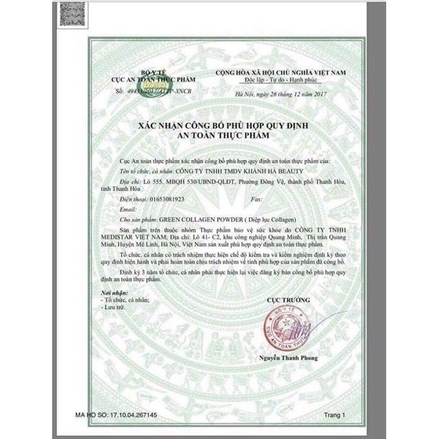 Diệp Lục Collagen [ Chính hãng ] | BigBuy360 - bigbuy360.vn