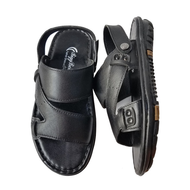 Giày sandal nam da bò thật BIGBEN cao cấp SD111