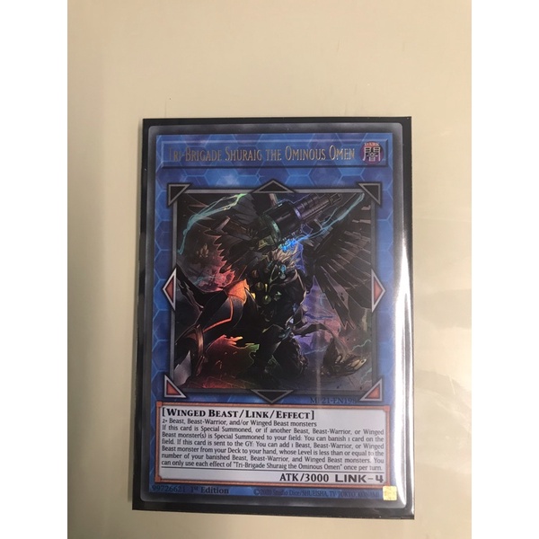 Thẻ bài yugioh chính hãng Tri-Brigade Shuraig the Ominous Omen