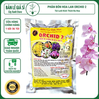 Phân bón hoa lan 2 phân bón túi lưới kích thích ra hoa - chuyên hoa lan gói 500g - key: đất sạch, phân bón, hữu cơ