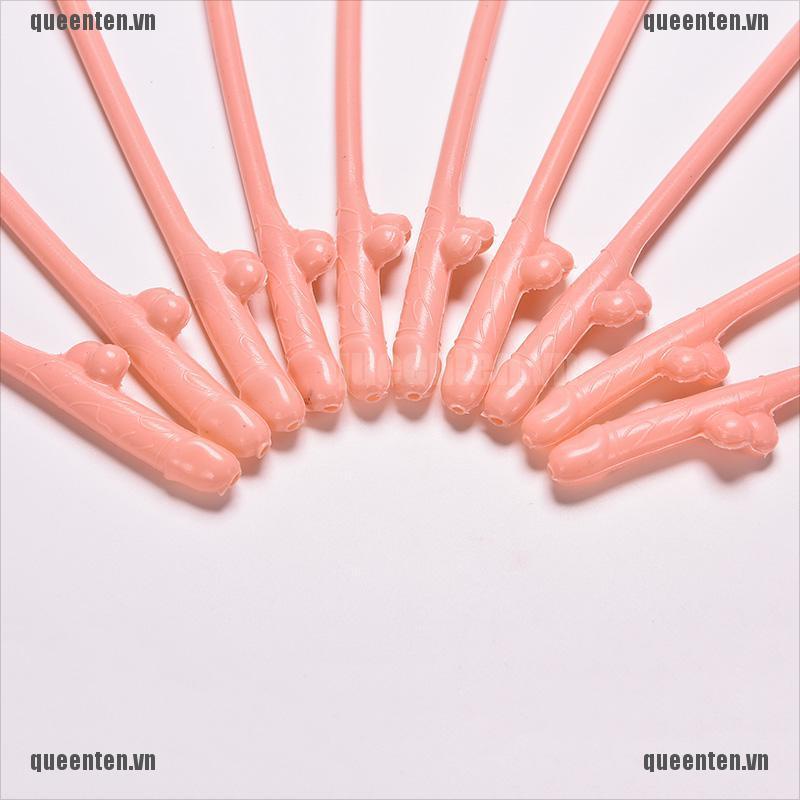 Bộ 10 Ống Hút Màu Nude Cho Bữa Tiệc