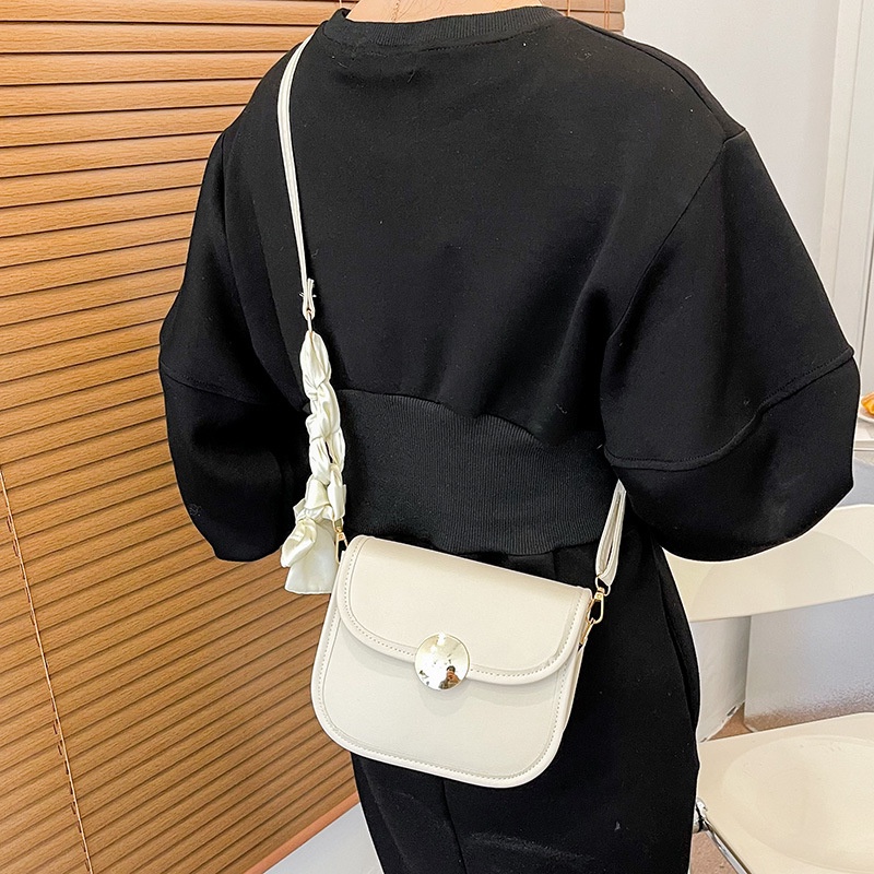 Túi Đeo Vai Hình Vuông Màu Trơn Thời Trang Hàn Quốc Mùa Hè 2022 Dành Cho Nữ