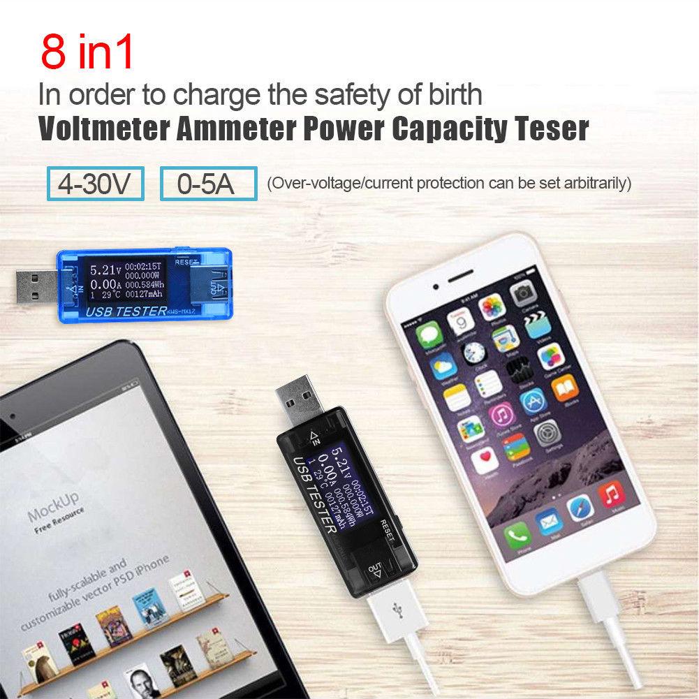Bộ đo dòng điện thế cổng sạc USB