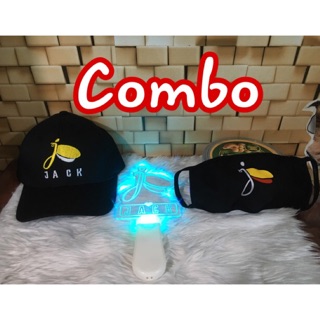 [ Feeship ]Combo lightstick + nón đen + khẩu trang jack