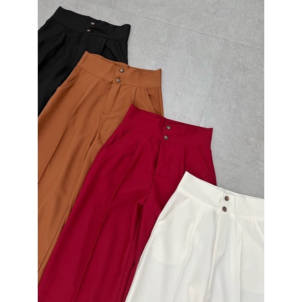 QUẦN TÂY 2 NÚT FORM SUÔNG