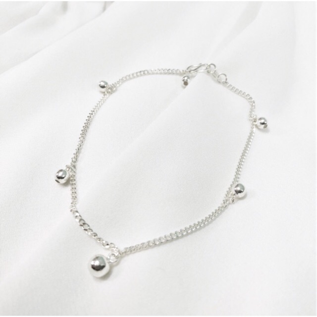 Lắc chân Bạc Chuông Choco Jewelry