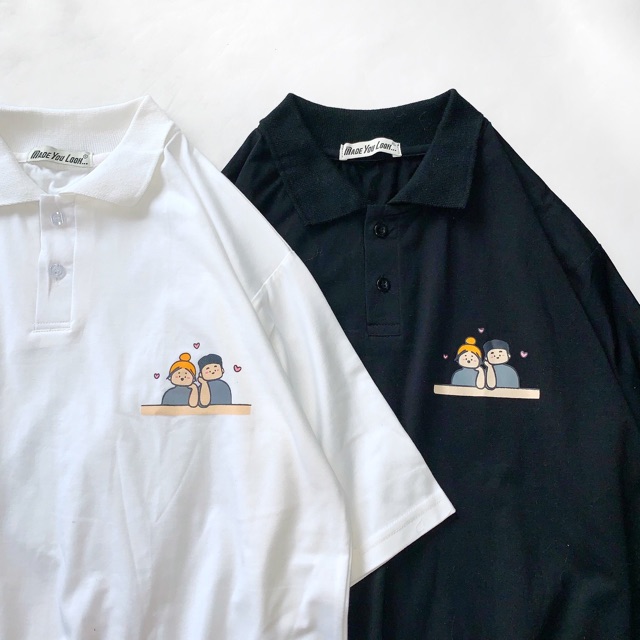 [FREESHIP] Áo Thun POLO Tay Lỡ 💖 Form Rộng Unisex Nam Nữ 💖 Phong Cách Ulzzang Hàn Quốc Couple | BigBuy360 - bigbuy360.vn