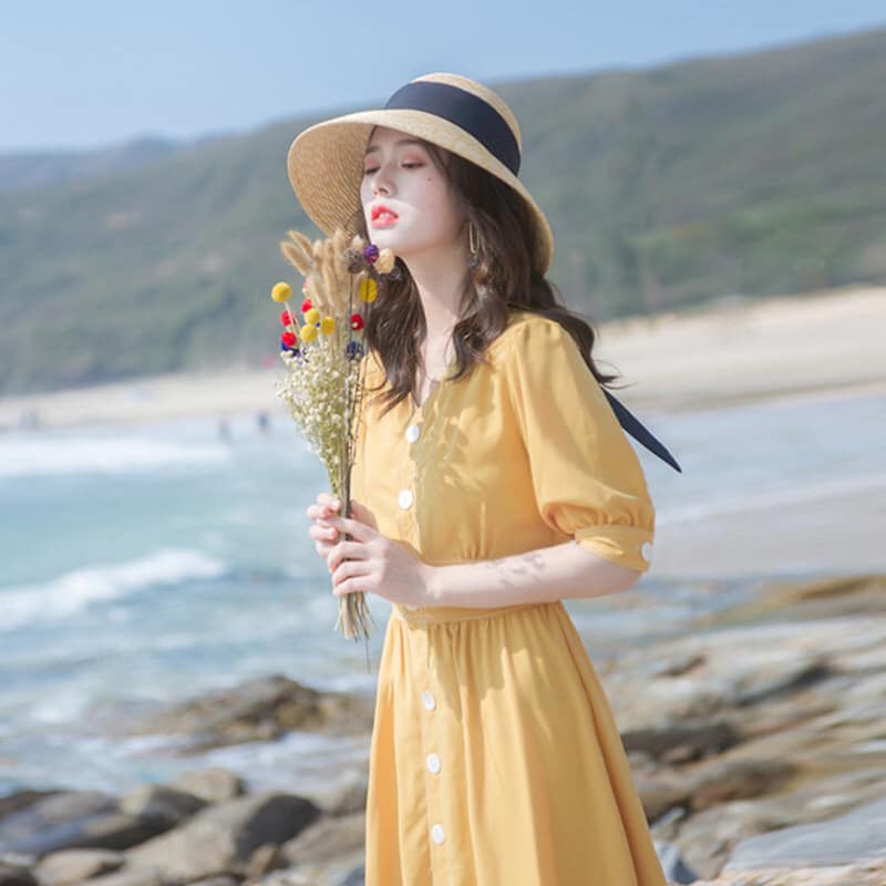 D96626 - Đầm xòe hè hàng nhập