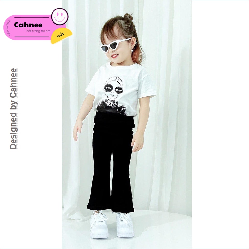 Quần legging ống loe dài cho bé gái - Size từ 8 - 28kg