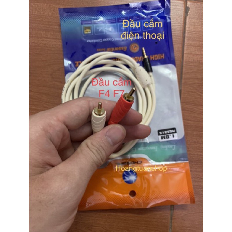 Dây livestream chế dành cho mixer F4 F7( dài 1.8m).