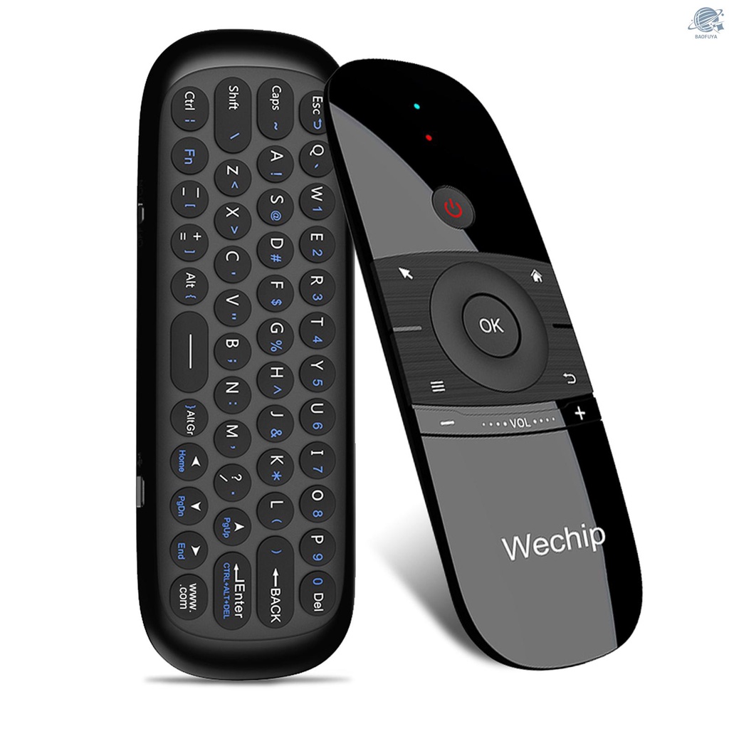 Điều Khiển Từ Xa Wechip W1 2.4g 6 Trục Cho Tv Box Thông Minh Android Tv Laptop Pc