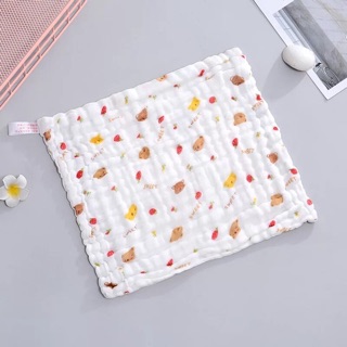 Khăn mặt xô 6 lớp rửa mặt cho bé