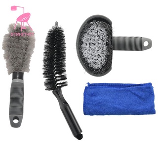 Bộ 4 cọ vệ sinh bánh xe hơi, xe máy, xe đạp