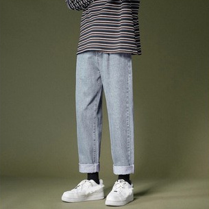 Quần jeans ống rộng bagy nam nữ ống rộng , không phai màu hottrend 2021 TR03 | BigBuy360 - bigbuy360.vn