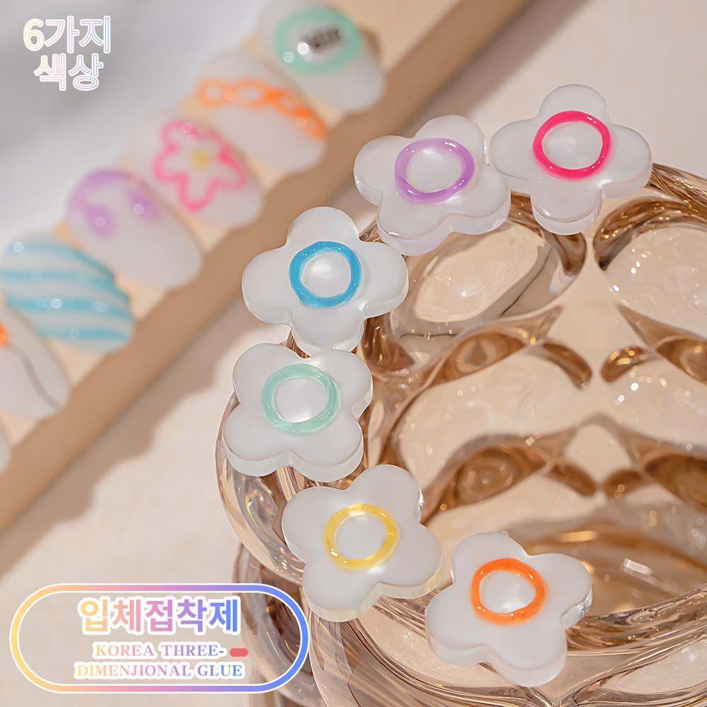 OCEANMAP Gel Sơn Móng Tay 5D Co Giãn Trong Mờ Phong Cách Hàn Quốc DIY