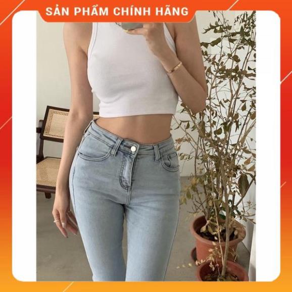 Áo Ba Lỗ Nữ Xuất Khẩu Dáng Croptop Cotton Tăm Siêu Mềm Mịn