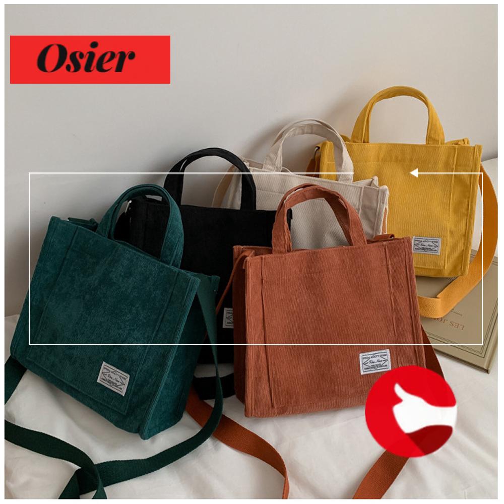 Túi Đeo Chéo Vai Bằng Vải Nhung Cotton Phong Cách Cổ Điển Dành Cho Nữ