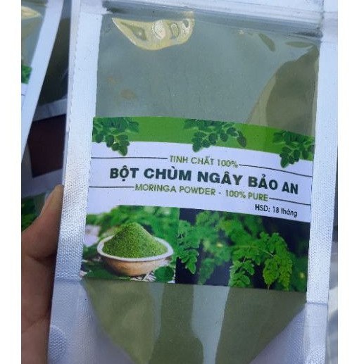 [SALE] Bột lá chùm ngây nguyên chất ( đồ ăn dặm cho bé )