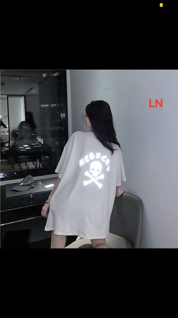 Áo phản quang đầu lâu chữ tàu L&amp;N 6268 siêu đẹp