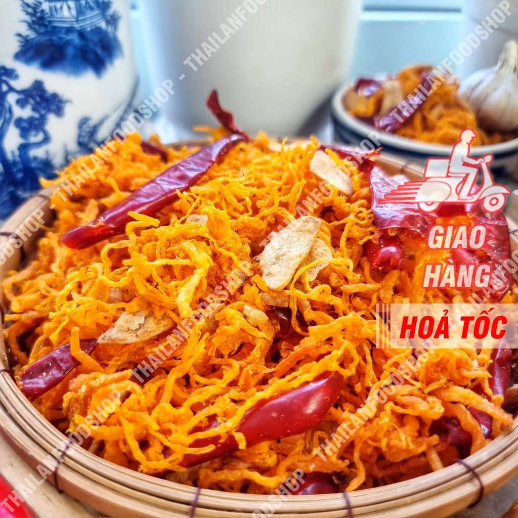 Khô Gà Bơ Tỏi Giòn Ngon Không Bột - Hộp 500gr