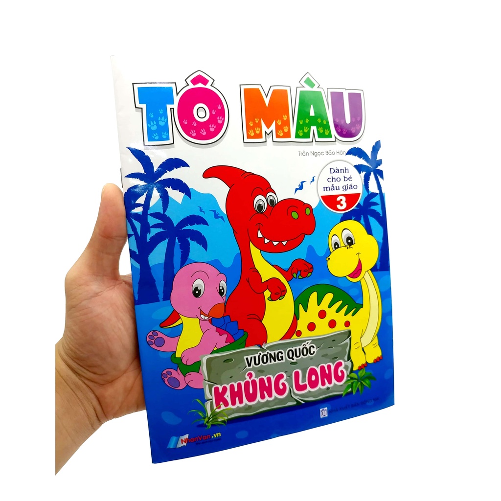 Sách Tô Màu - Vương Quốc Khủng Long - Tập 3