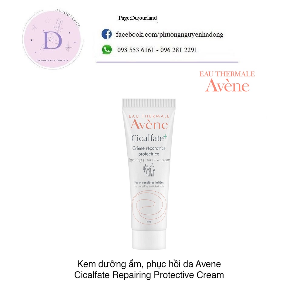 Avene Cicalfate Re'paratrice Cream - Kem dưỡng Avene Cicalfate Phục hồi, làm sẹo 40ml &amp; 100ml