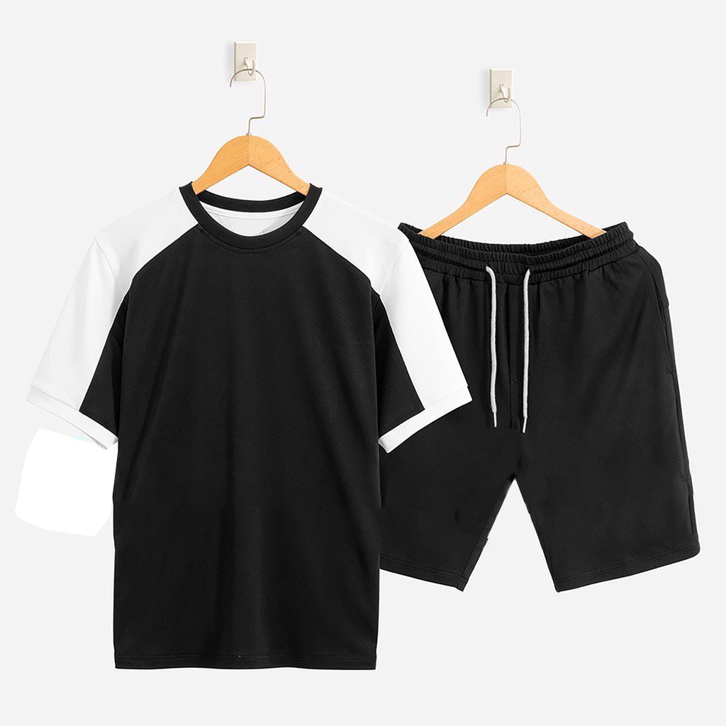 Bộ Hè Nam Azila Thể Thao Phối Màu Tay Trẻ Trung Năng Động -BN321