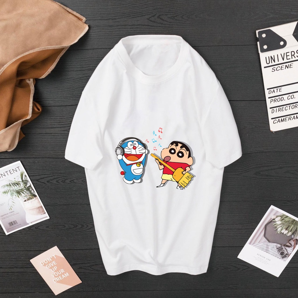 Áo thun in hình đoraemon siêu cute bán chạy nhất mẫu mới nhẩt - m90
