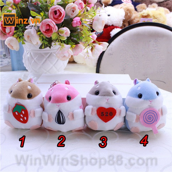 Móc khóa gấu bông Hamster V.2 - Winz.vn