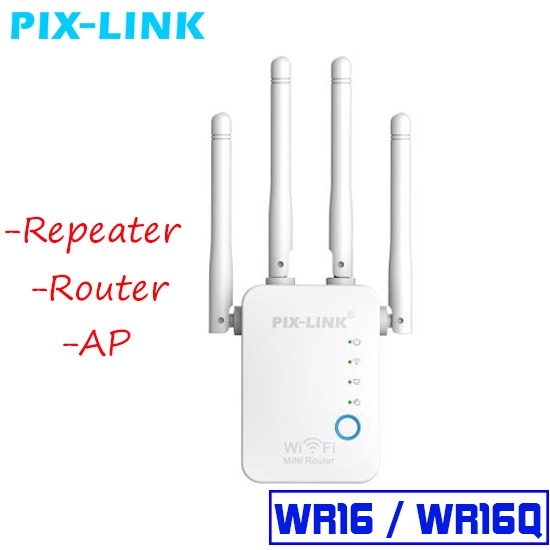 Kích sóng WIFI PIXLINK Chính hãng (4 - 2 anten, 300Mbps) - chính hãng