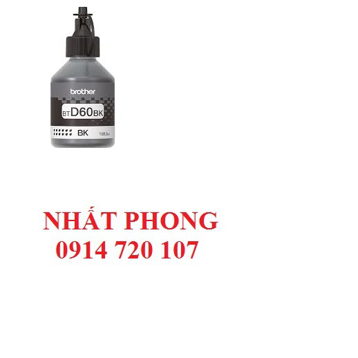 Mực Brother BTD60BK - DCP T310 , T510W , T710W , T810W , T910DW