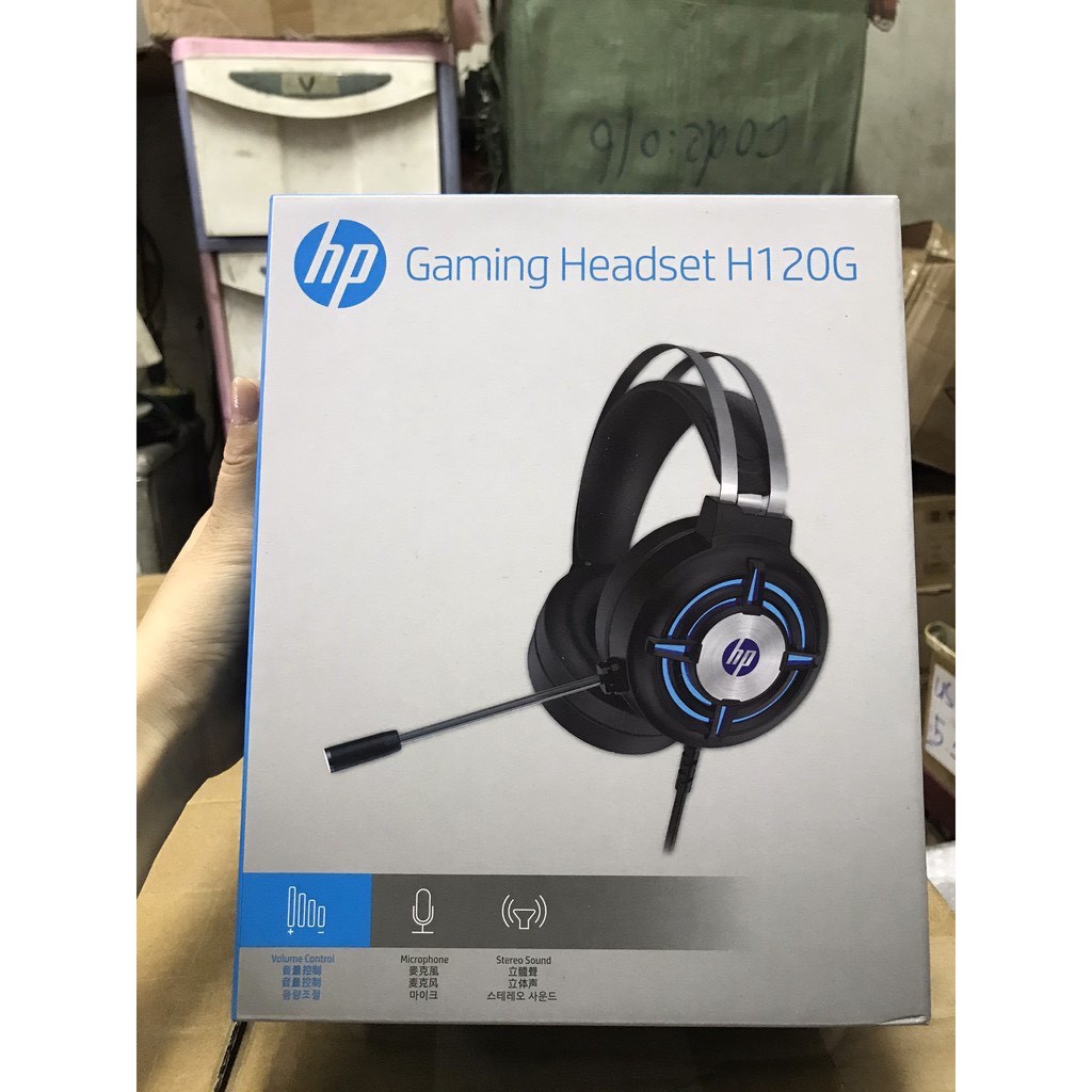 Tai nghe máy tính Gaming HP H120 kết nối cổng USB 7.1