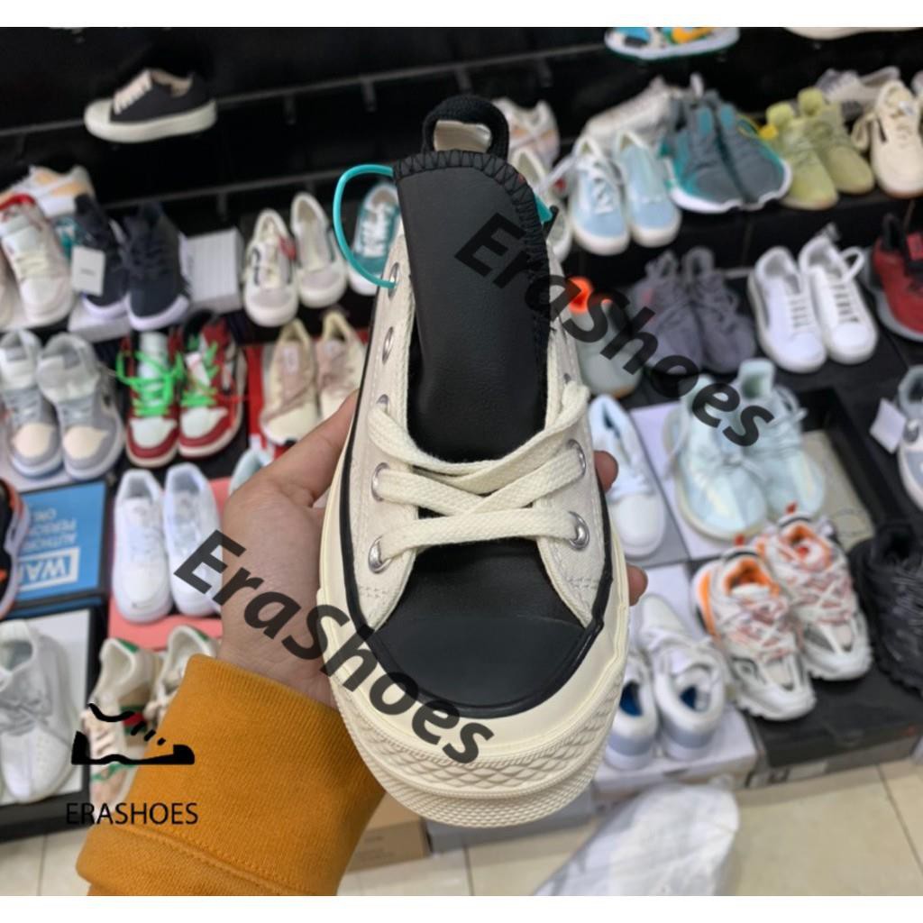 [EraShoes] Giày convers fog Đen/Trắng Bản SlÊU CẤP (Ảnh chụp tại Shop) Tặng túi cv