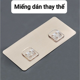 Miếng dán kệ dự phòng cho kệ nhà tắm, giá treo hoa hình bán nguyệt