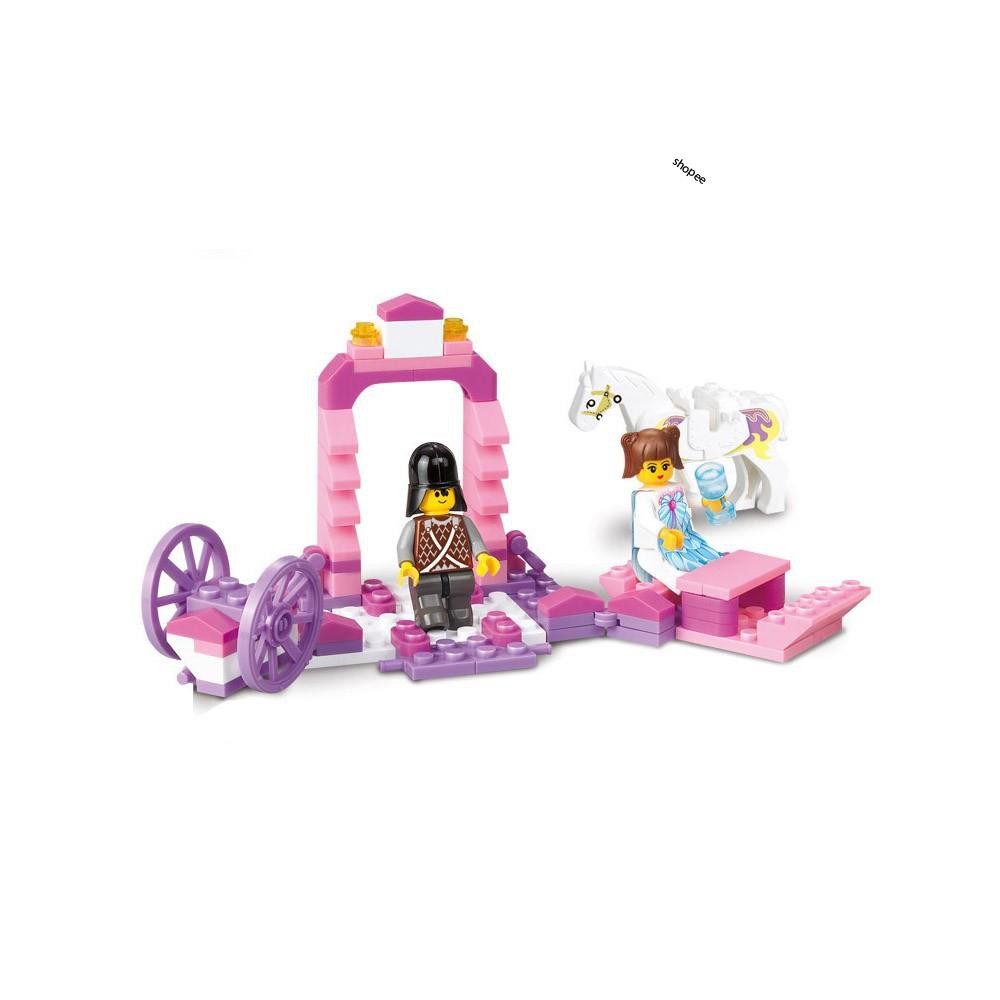 [Lego giá rẻ ]  Xếp hình lego con gái ⚡ Ảnh thật⚡ lego xếp hình xe ngựa của công chúa  B0239 gồm 99 pcs