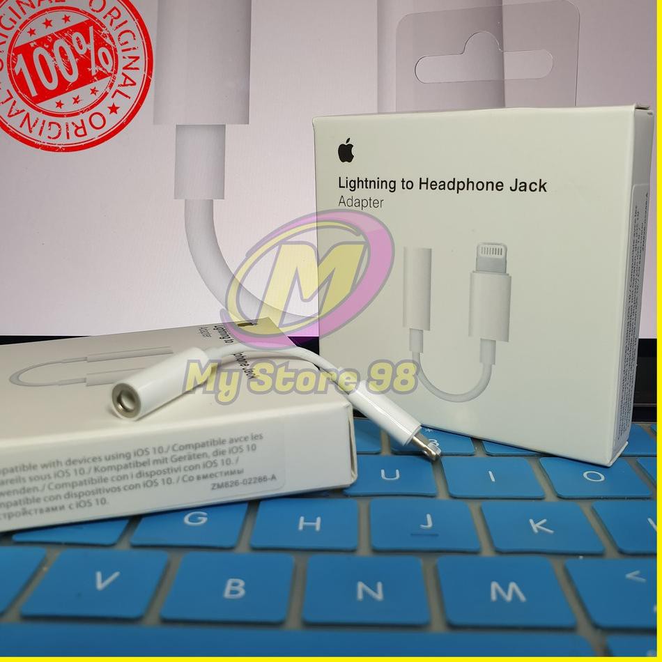 Đầu Chuyển Đổi Cổng Lightning Sang Jack 3.5mm 100% Cho Iphone 7 8 X | BigBuy360 - bigbuy360.vn