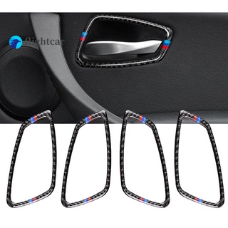 Miếng dán trang trí tay nắm cửa xe hơi họa tiết sợi carbon cho bmw e90 e92 e93 3 series 320i 318i 325i