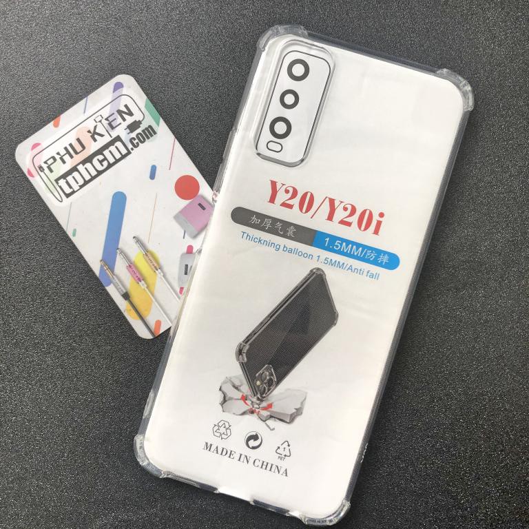 Ốp lưng Vivo Y12 - Y20 - Y20s dẻo Trong suốt Chống sốc