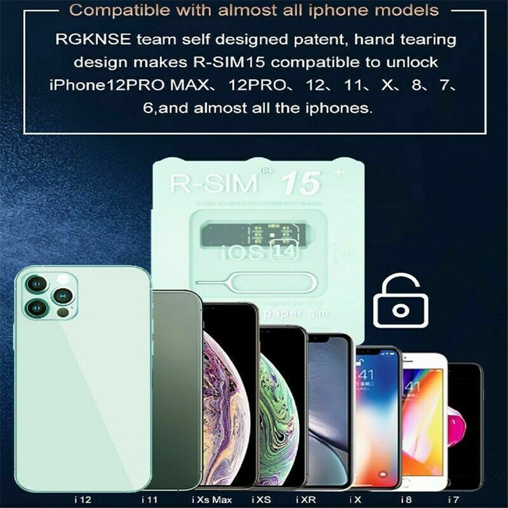 Thẻ Sim Myron New R-Sim15 + Turbo 3g 4g 5g Lte Chất Lượng Cao