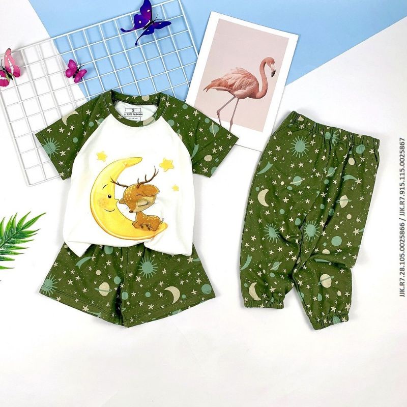 Đồ bộ cho bé gái với hai kiểu mặc vừa mát lại vừa ấm