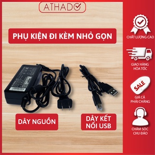 Máy in nhiệt Q300 in đơn hàng, tem mã vạch, hóa đơn, dùng giấy in nhiệt tự dính, BH 12th, tặng kèm 250 tờ giấy in 76*130